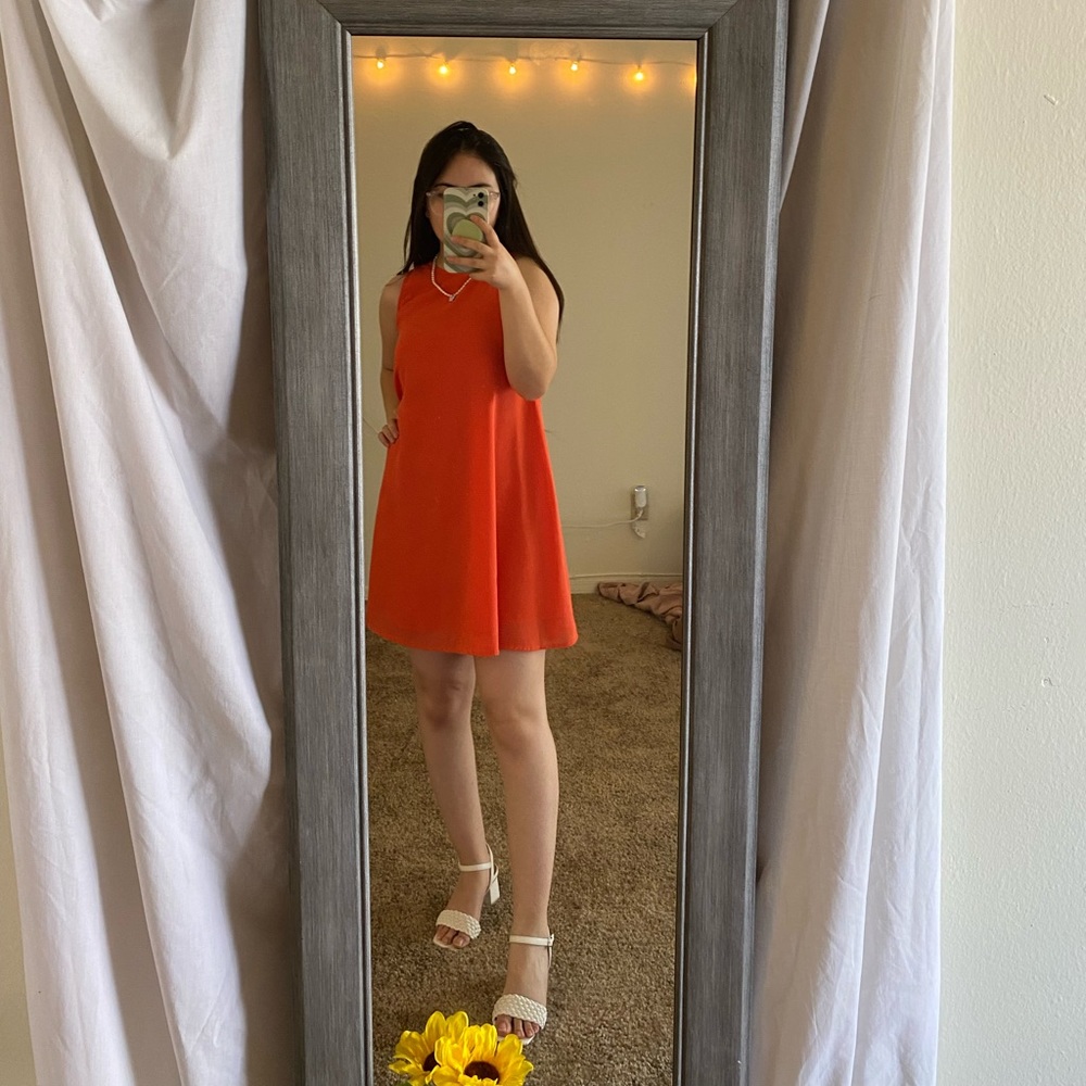 Chiff-On the Run Orange Dress #xs #Summer #orange